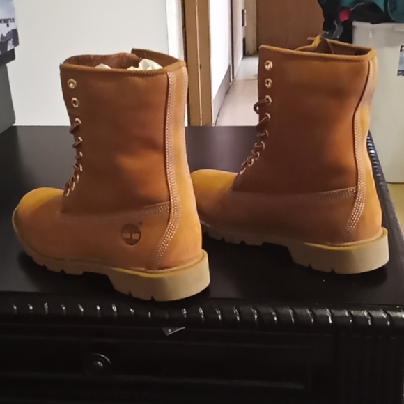 timberland 8 inch wheat boots